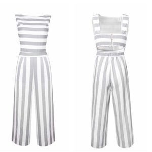Women’s Striped Jumpsuits (M)